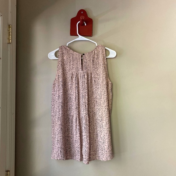 Loft Tan & Black Printed Lightweight Tank Top M - Picture 4 of 6